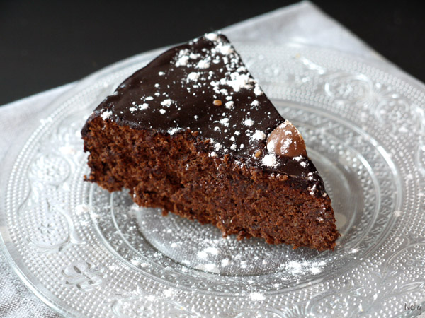 Gâteau au chocolat et noisettes