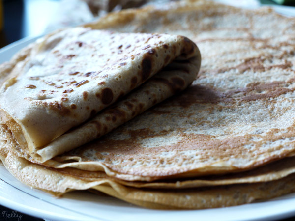 Crêpes à la farine de châtaigne