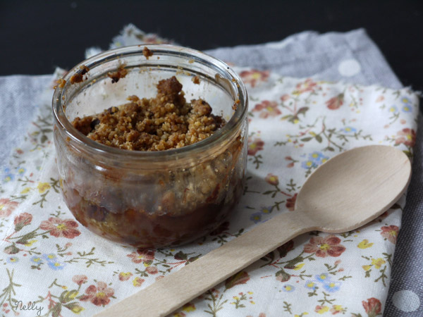 Crumble chocolat banane