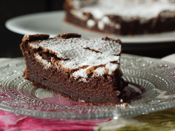 Gâteau chocolat sans gluten (réduit en sucre) - Recette Cake