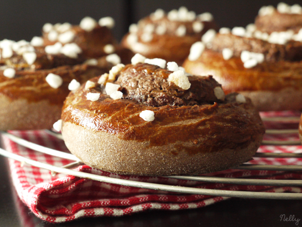 Petites brioches roulées au Nutella