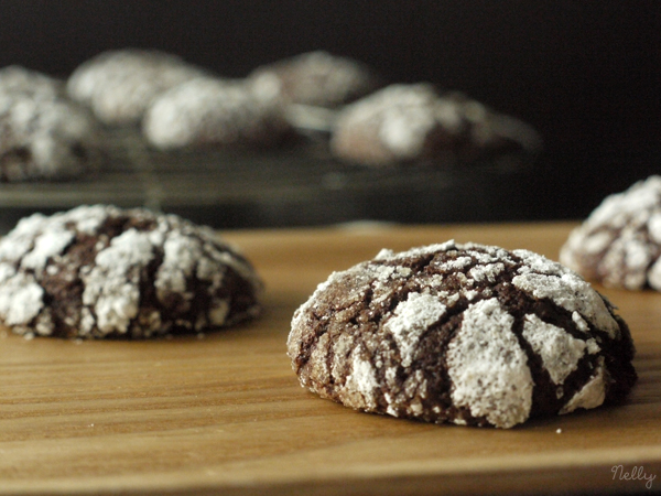 Biscuits craquelés au chocolat de Martha Stewart