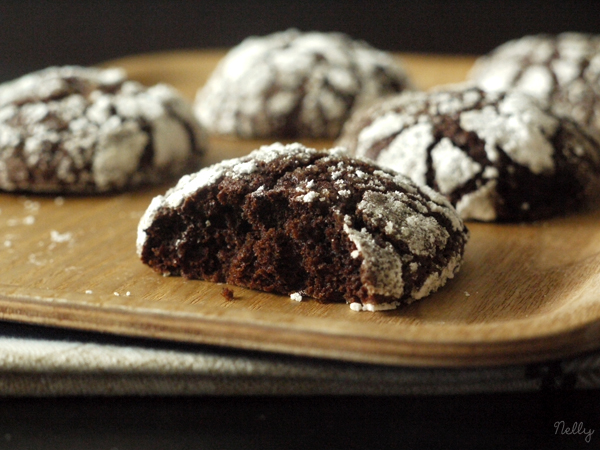 Biscuits craquelés au chocolat de Martha Stewart