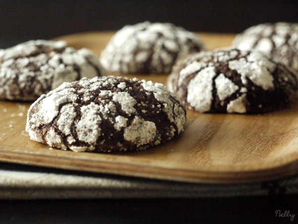 Biscuits craquelés au chocolat de Martha Stewart