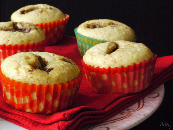 Muffins coeur Nutella