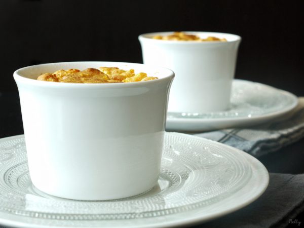 Soufflés à la carotte & mimolette