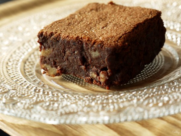 Brownie noix, noisettes & pistaches selon l'école Lenôtre