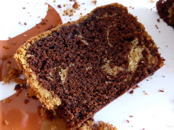 Cake marbré au chocolat