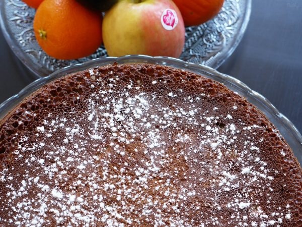 Gâteau au St Morêt, pommes & prunes