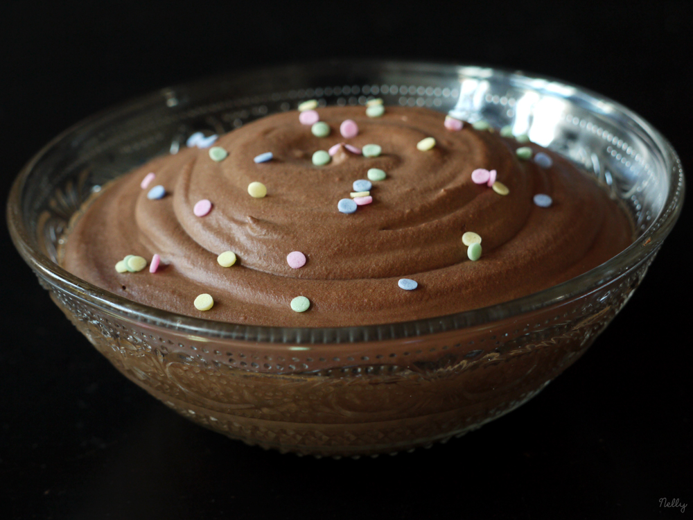 Mousse au chocolat sans oeuf