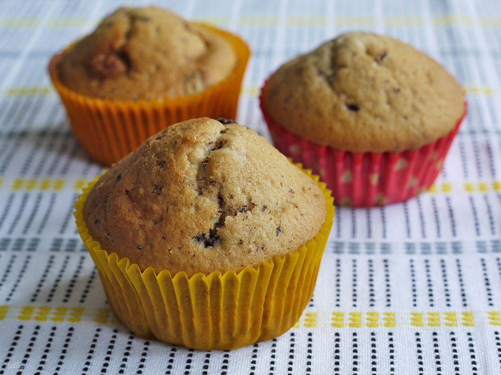 Muffins aux pépites de chocolat