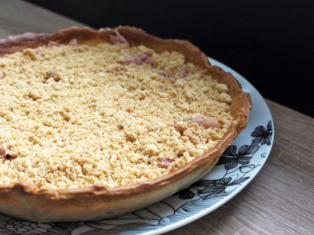 Tarte crumble courgette, comté & jambon de Parme