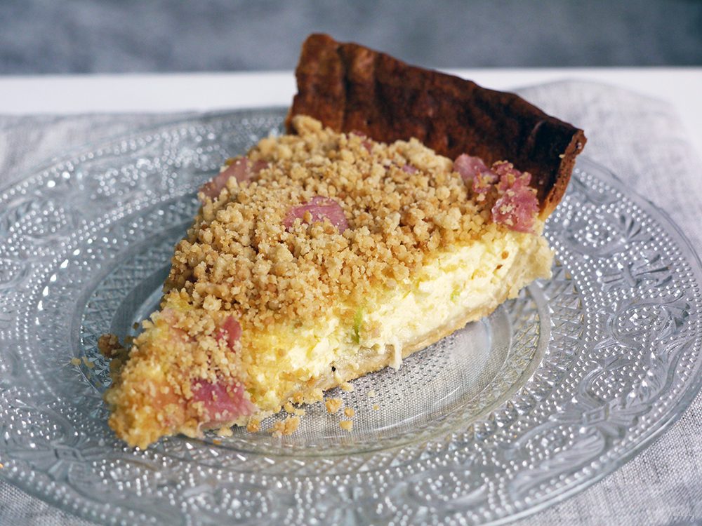 Tarte crumble courgette, comté & jambon de Parme