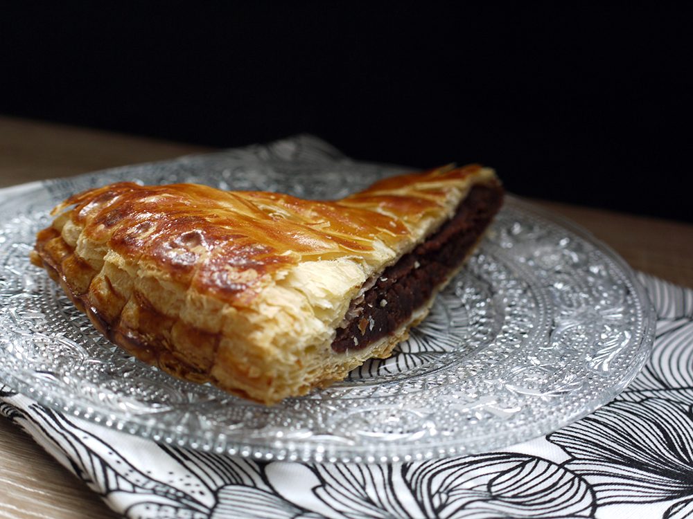 Galette des rois amandes, châtaigne & cacao