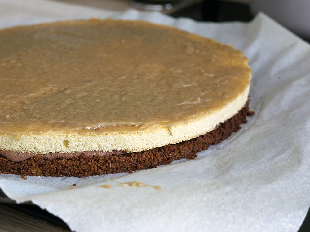 Gâteau de fête, chocolat & banane