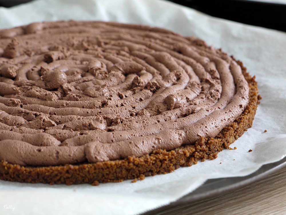 Gâteau de fête, chocolat & banane