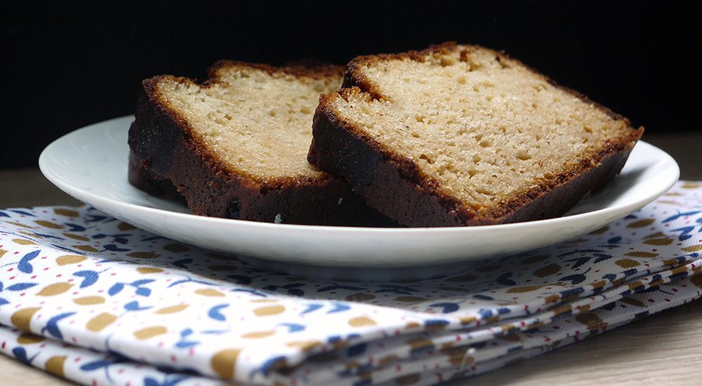 Cake au râpé de chèvre et miel