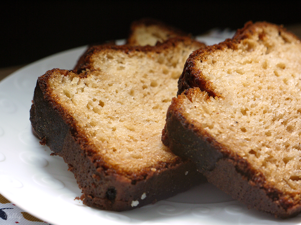 Cake au râpé de chèvre et miel