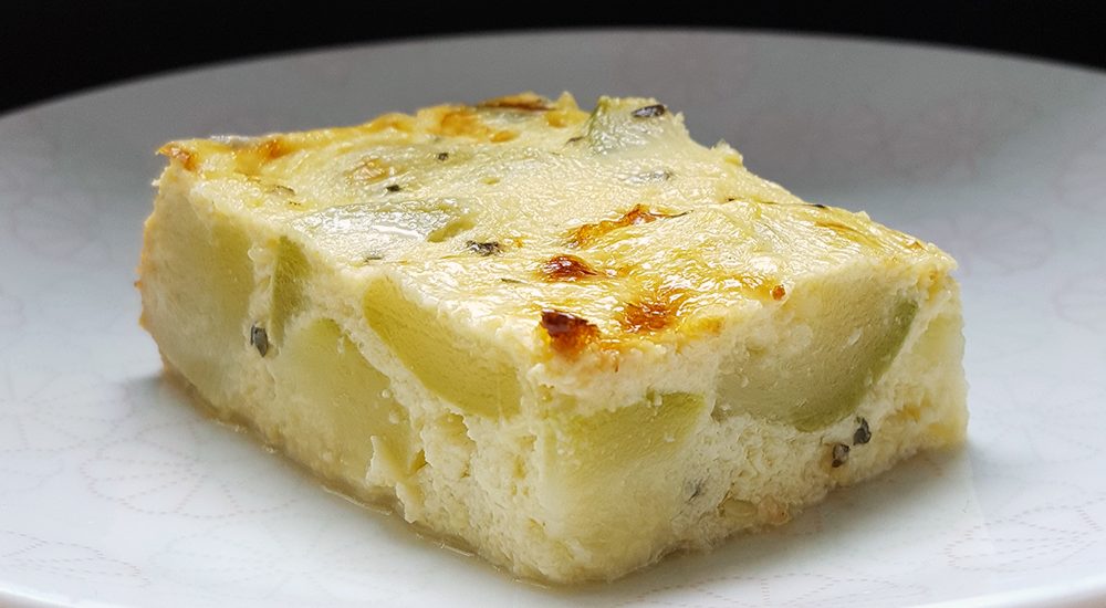 Flan de courgettes