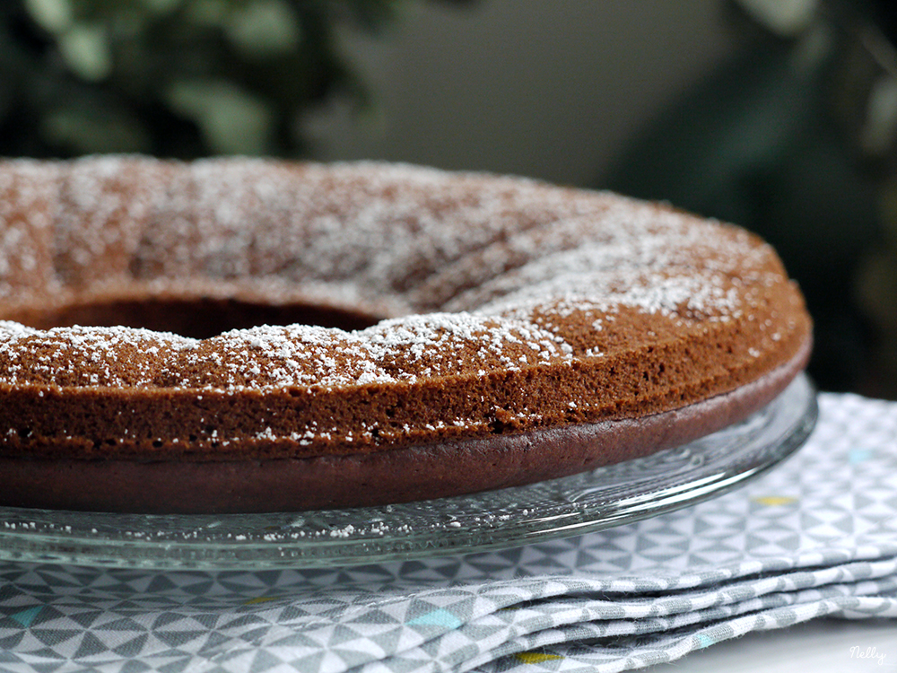 Gâteau chocolat & compote de pomme