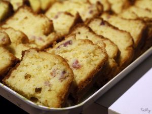 Cake lardons gruyère