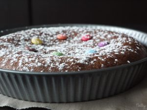 Gâteau au chocolat et au thé