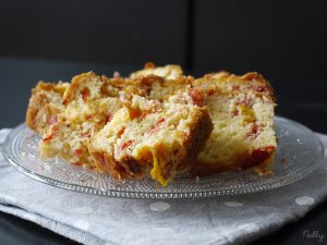 Cake au poivron et chorizo