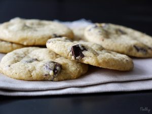 Cookies au chocolat et fleur de sel