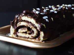 Bûche de Noël au chocolat