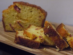 Cake chorizo cheddar