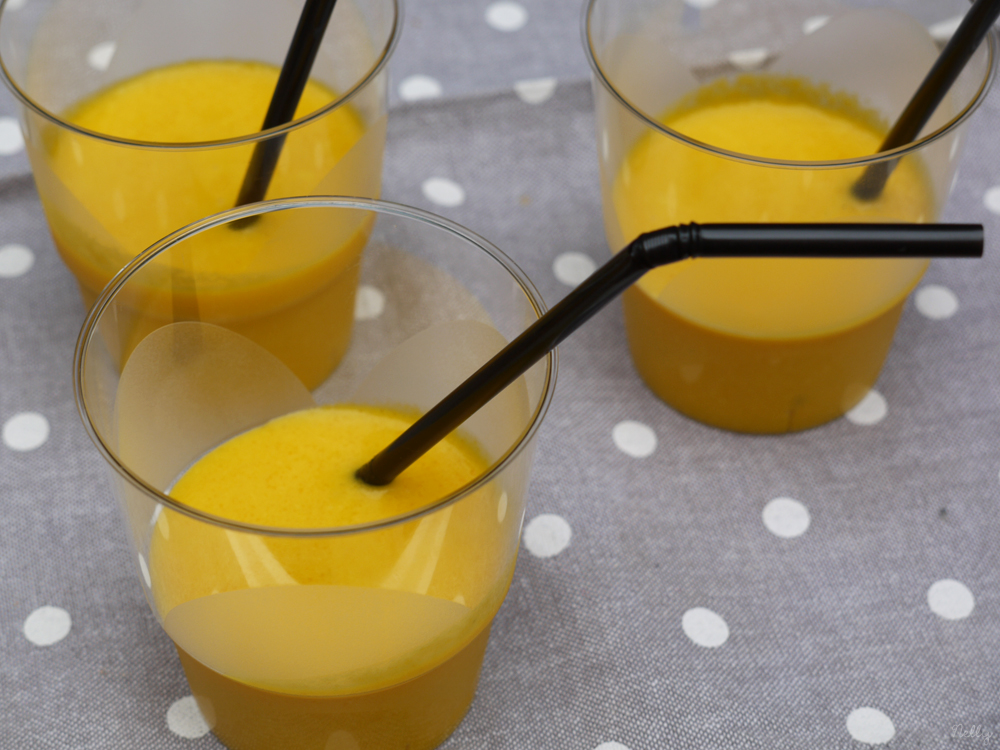 Gaspacho carottes & lait de coco - Cuisine téméraire