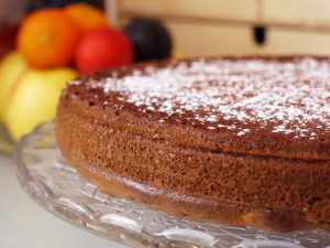 Gâteau au St Morêt, pommes & prunes