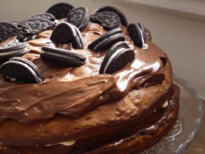 Gâteau aux Oréo & crème pâtissière