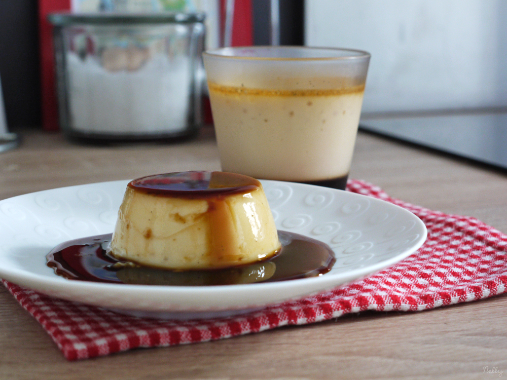 Crèmes vanillées au caramel