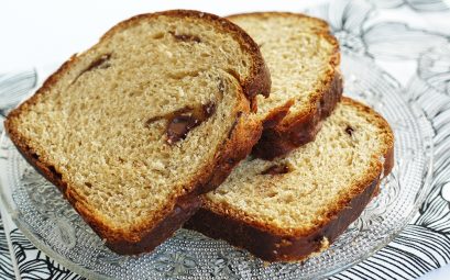 Brioche aux éclats de chocolat au lait