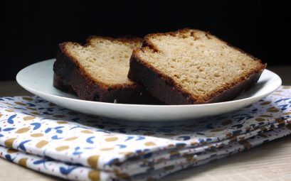 Cake au râpé de chèvre et miel