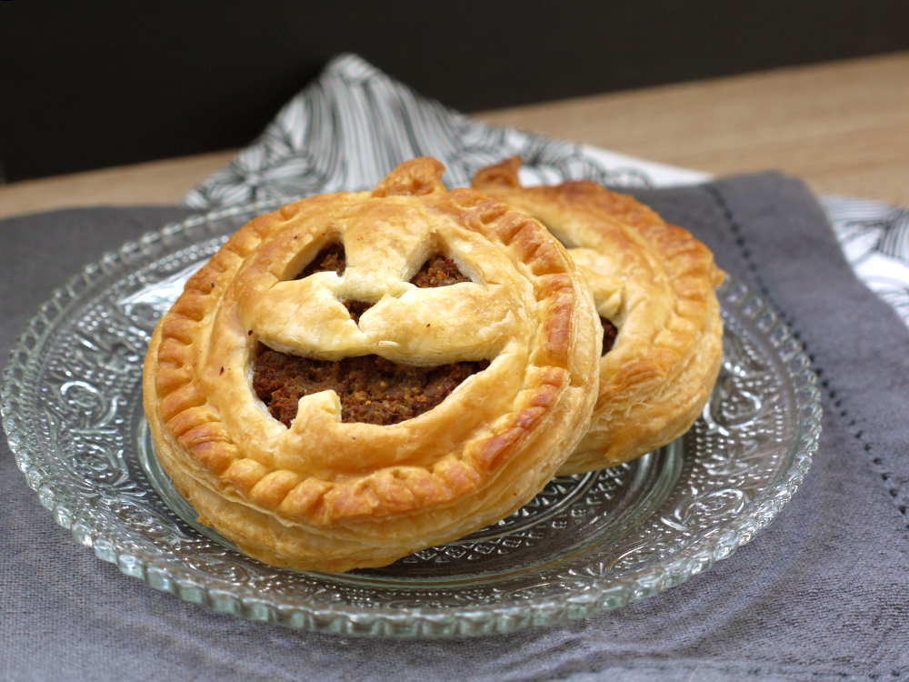 Halloween : feuilletés au boeuf façon Jack O'Lantern