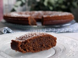 Gâteau chocolat & compote de pomme