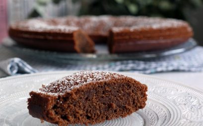 Gâteau chocolat & compote de pomme