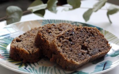 Cake sans oeufs chocolat & banane