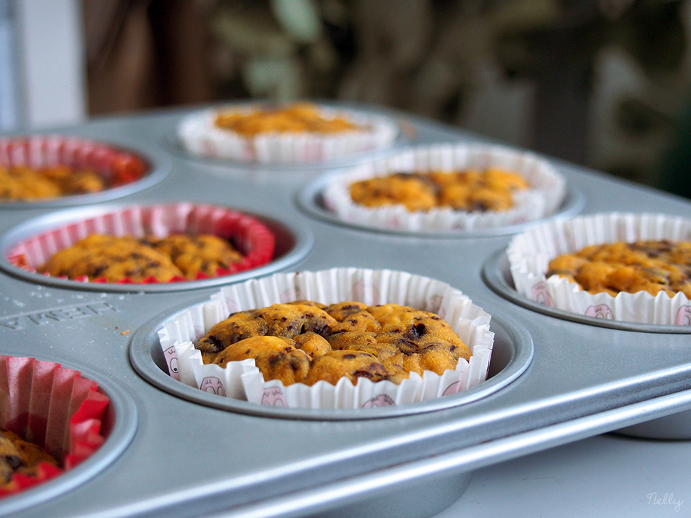 Muffins chocolat & potiron