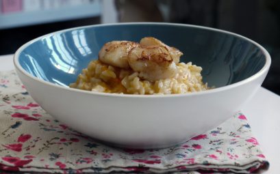 Risotto au potiron & Saint-Jacques