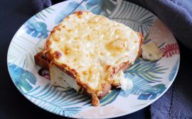 Croque-monsieur à la béchamel, au four