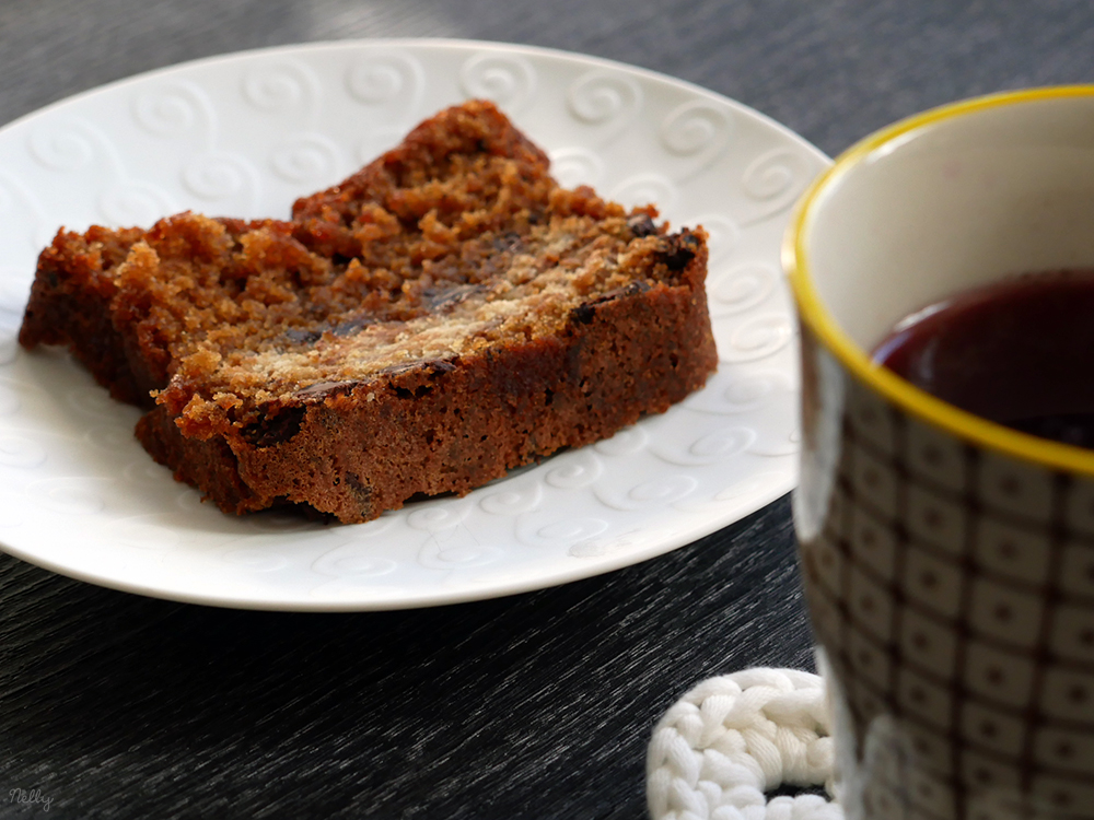 Upside down crumbcake au Spéculoos & pépites de chocolat