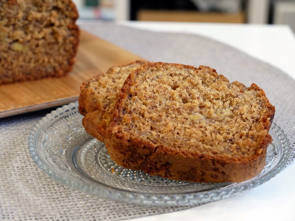 Tranches de cake à la banane de Mango & Salt