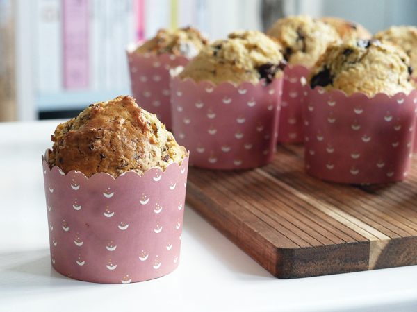 Muffins au lait concentré & pépites de chocolat