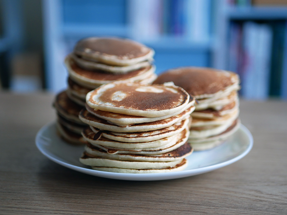 Pancakes rapides, sans repos