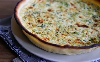 Quiche au brocoli & Comté