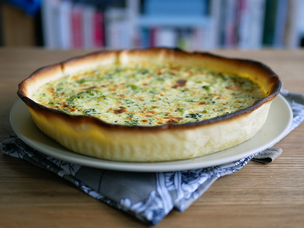 Quiche au brocoli & Comté