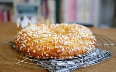 Brioche des rois aux grains de sucre